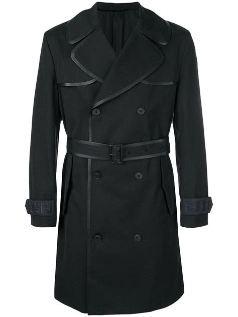 fendi long coat men|fendi trench coat men's.